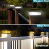 SIEDiNLAR Solar Post Lights Outdoor 12 LEDs 4 Modes Post