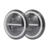QULOOX For 2003-2009 Hummer H2 Pair 7" inch Round LED