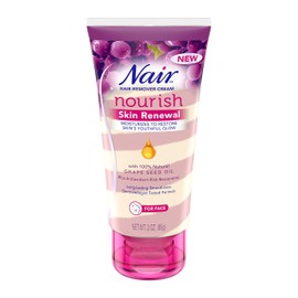 Nair Hair Remover Nourish Skin Renewal Face 3 Ounce (88ml) (6 Pack)