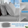 LBRO2M 100% Tencel Sheet Set Lyocell Cooling Sheets for Hot