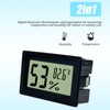 2 Pack Reptile Thermometer,with Probe Accurate Hydrometer Humidity Meter and