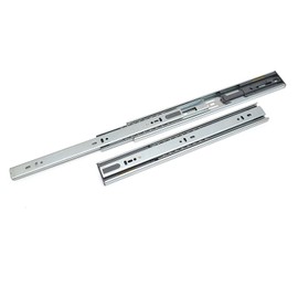 Pair of Drawer Runners with Spring Catch Mechanism Full Extension Height 45mm Length 300mm