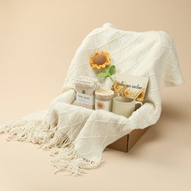 Sunflower Birthday Gifts Basket for Women Sending Sunshine Gift Box