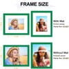 Vittanly 8x10 Picture Frame, Display Pictures 5x7 with Mat or
