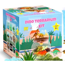 DIY Dino Terrarium Kit Glowing Night Light Craft Kit