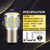 Ruiandsion 2pcs 1157 LED Light Bulbs White BAY15D 6V 17SMD