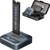 AMZPILOT Tool-Free M.2 SSD to USB C Dock with Travel