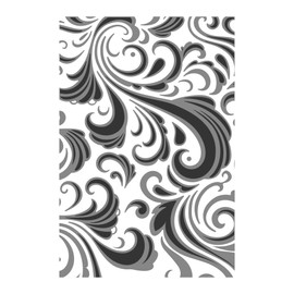 Sizzix Texture Fades 665226 Swirls by Tim Holtz One Size Cutting Dies, Paper, Multicoloured, One Size