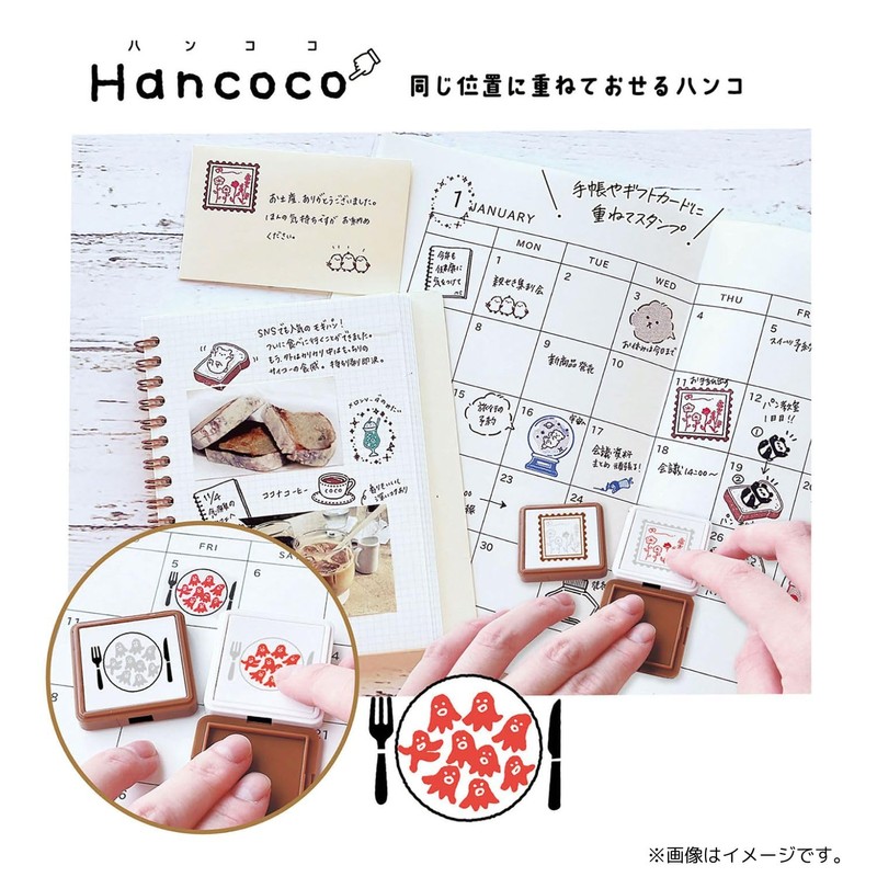 Kutsuwa Stamp Hanko Flower Stamp DE013K