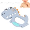 Sonew Baby Beißring Spielzeug, Zahnungshilfe Silikon Beruhigen Babys Zahnfleisch, Dinosaurier