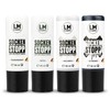 LM-Kreativ Socks Stop Non-Slip Set (Set Black, White, Grey, Transparent)