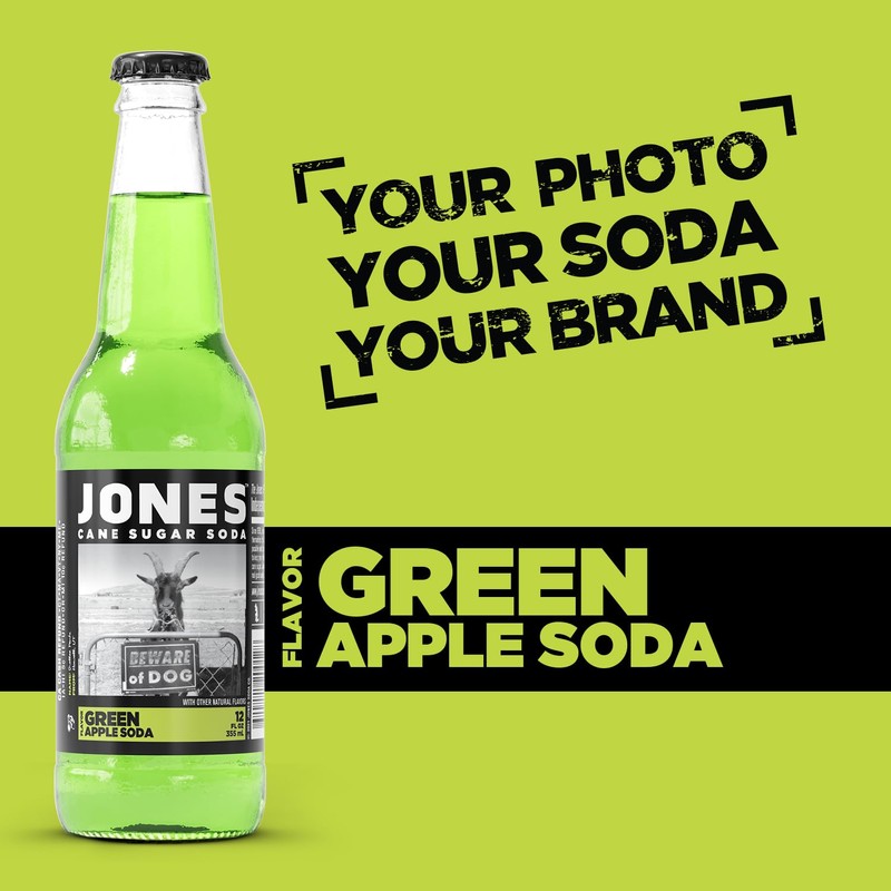 Jones Soda Green Apple, 12 fl oz