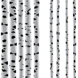 VWAQ Birch Trees Wall Decals - Forest Stickers Peel and Stick Removable and Reusable 9 Large PCS - HOL27