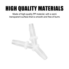 MiOYOOW Pack of 10 Aquarium Air Hose Connectors, Y Shaped Aquarium Air Valve, Hose Connector, 3-Way Aquarium Connector Hose Connector for 0.16 Inch or 3/16 Inch Air Hoses