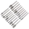 uxcell Diamond Burrs Bits Sets Grinding Drill Kits Carving Rotary