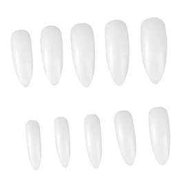 Baluue Elegant Water Drop Nail Tips 600 Pieces Full Cover Fake Nails Non-toxic Material for Wedding Prom