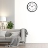 Lumuasky 14 Inch Wall Clock Battery Operated Silent Non-Ticking Large