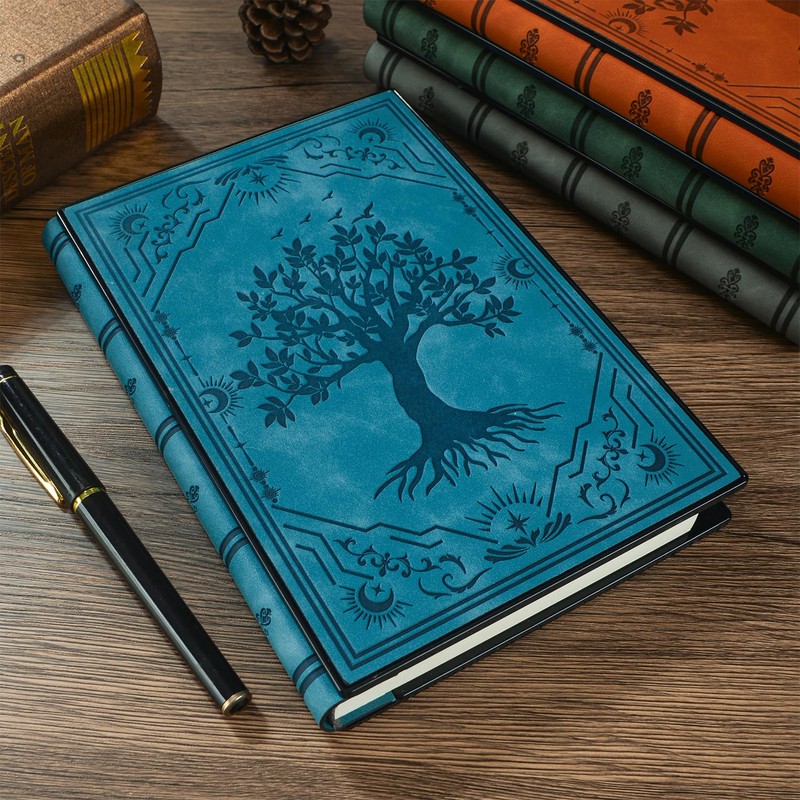 ZXHQ Diary with Lock, Hardcover(14.8 cm x 21 cm) Leather