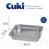 Cuki0 Cuki Aluminium Containers with Lids - Extra Strong -