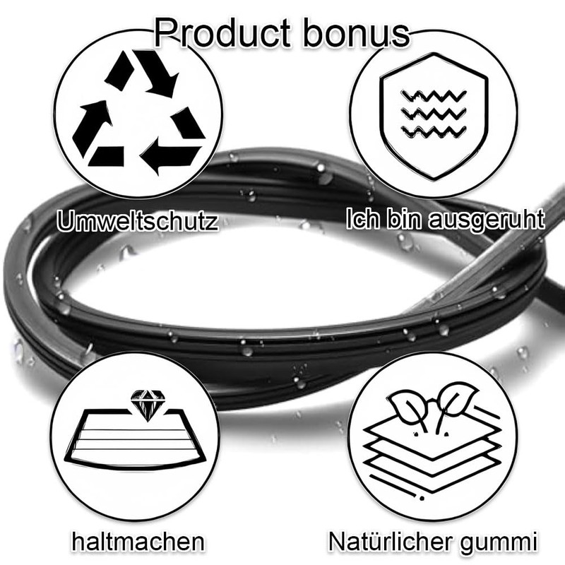 Pack of 6 Windscreen Wipers Rubber Windscreen Wipers Cutter Wiper