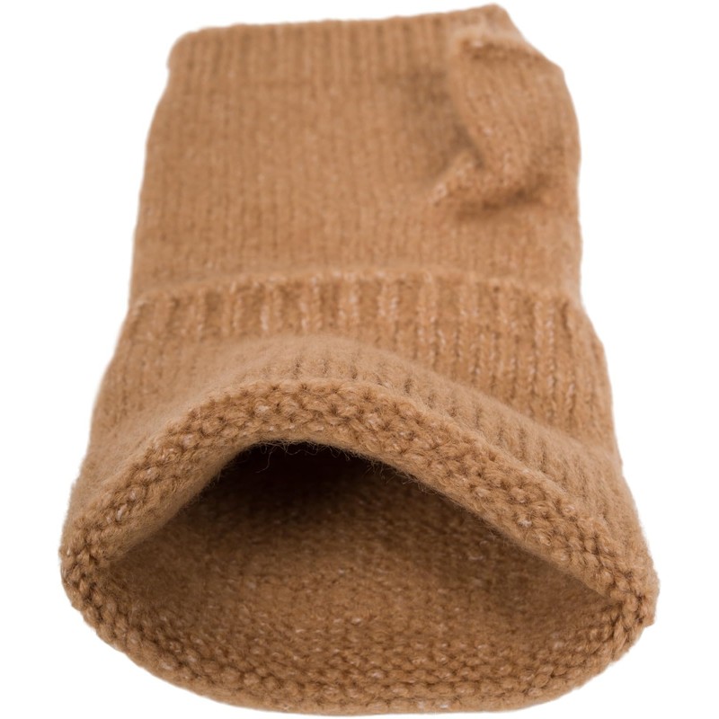 styleBREAKER 09010052 Women's Fingerless Knitted Gloves Plain with Waistband Warm