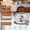 ARC Stainless Steel Whistling Tea Kettle, Magic Color Changing Design