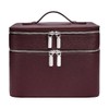 Estuche de Maquillaje, Gran capacidad, impermeable, Doble Capa, con separador