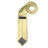 Jacob Alexander Solid Color Men's Regular Tie - Yellow