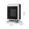 Electric Space Heater PTC Fast Heating 400/900W Heater Tip Over