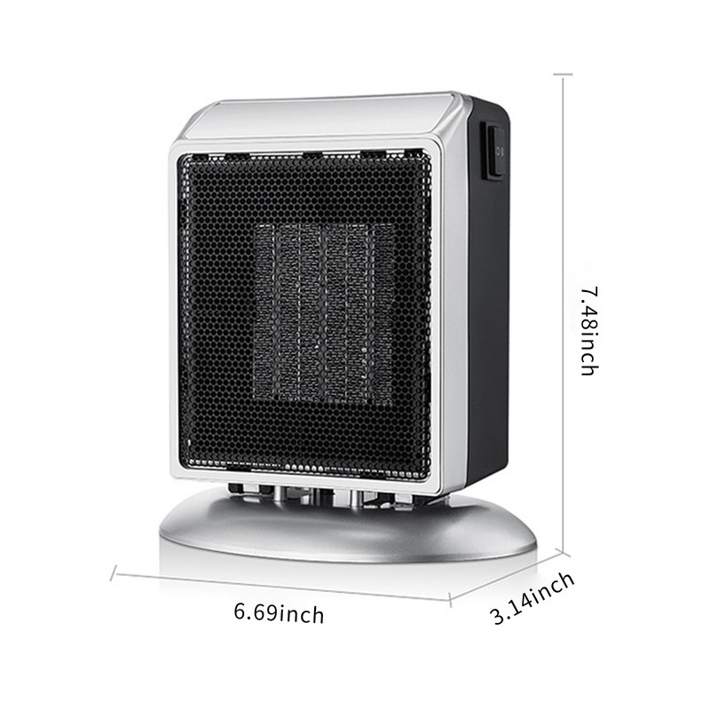 Electric Space Heater PTC Fast Heating 400/900W Heater Tip Over