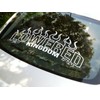 Lowered Kingdom Flame Windshield Rear Window Decal Car Sticker Banner