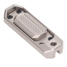 Fidget Slider, Ergonomic Magnetic Metal Fidget Toys, ADHD Autism Anxiety Stress Relief Push Slider Toy, Slider Sensory Toy, Office Desk Toys (Silver)