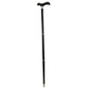 African Blackwood Detachable Walking Stick Elderly Ergonomic 3 Section Walking