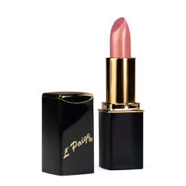 L’Paige L38 - CHAMPAGNE Designer Lipstick | Aloe Vera-Based, Long-Lasting, Moisturizing | Soft Rose-Nude with a Pearlescent Satin Glow Finish
