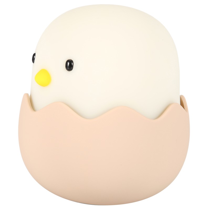 Cute Chick Shape USB Silicone LED Rechargeable Night Lamp Mini