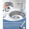 Sepaitek 2" Stainless Steel RV Sink Drain Strainer Basket, Prep