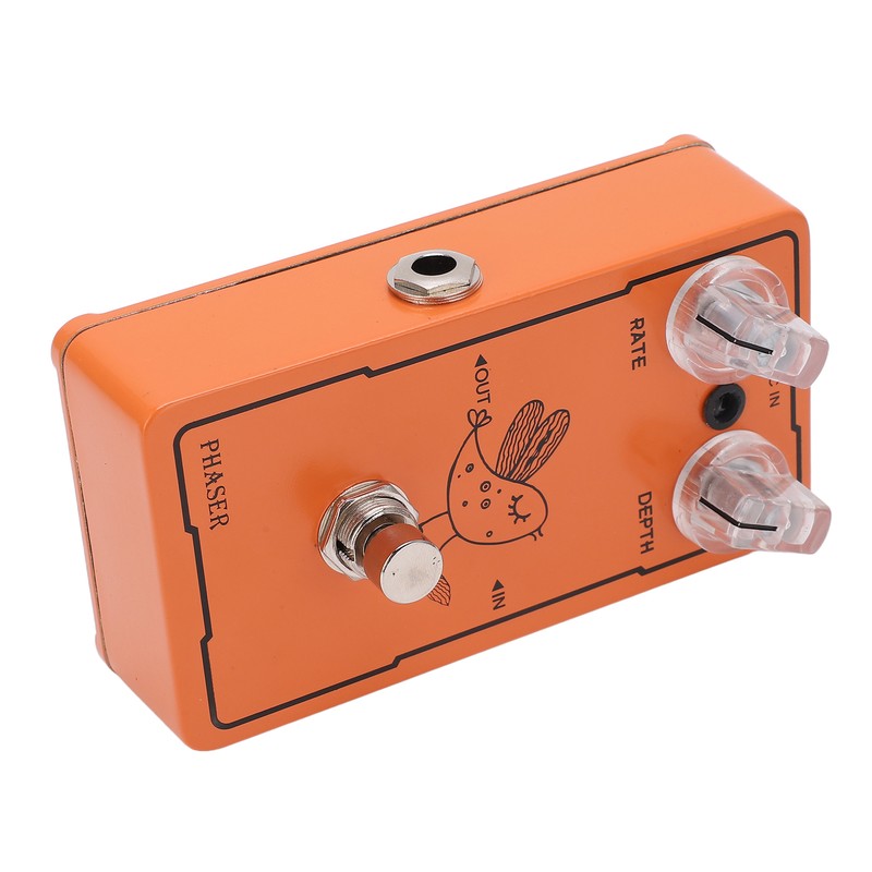 Phase Effect Metal Rate Depth Knobs Guitar Monoblock Phaser Pedal