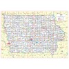 Cool Owl Maps Iowa State Wall Map Poster Rolled 34"Wx24"H