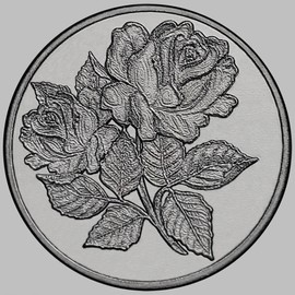 NICKSTON Roses Floral Engraved Band Compatible with Garmin Fenix 7X Solar Sapphire 6X Pro 5X Plus Fenix 3 Descent Mk1 Mk2 Mk2i Silver Stainless Steel Strap S-RS1-A26 (8.5" (215mm) Wrist Size)