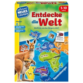 Ravensburger 24990 – Discover the World Learning Game (German Version)