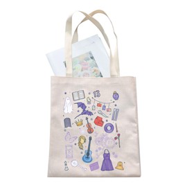 G2TUP Singer Album Canvas Tote Bag Tour Concert Merch Shoulder Bag Music Lovers Gifts For Music Fans (speak n Tote)