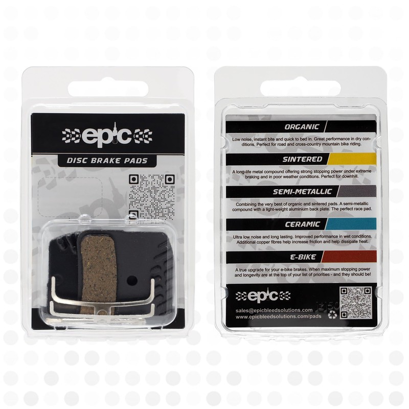 epic Disc Brake Pads with Cooling Fins | Fits H03A,