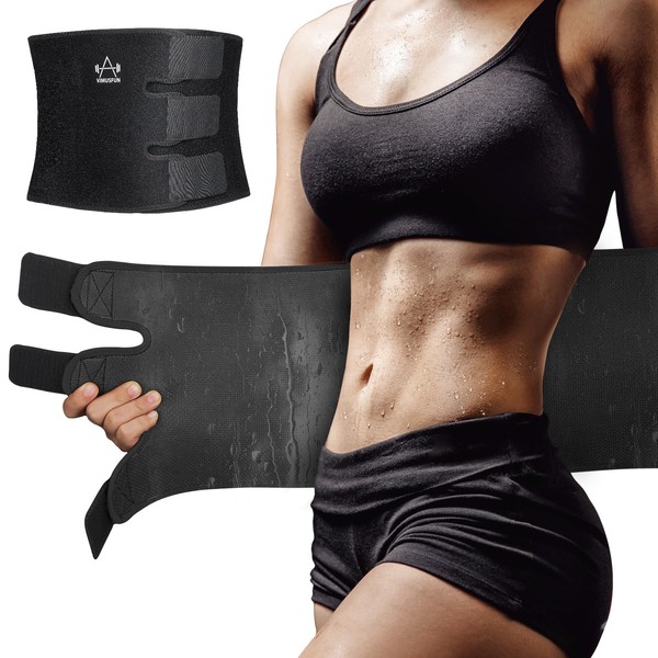 VIMUSFUN Waist Trimmer for Women Men Belly Fat, Waist Trainer