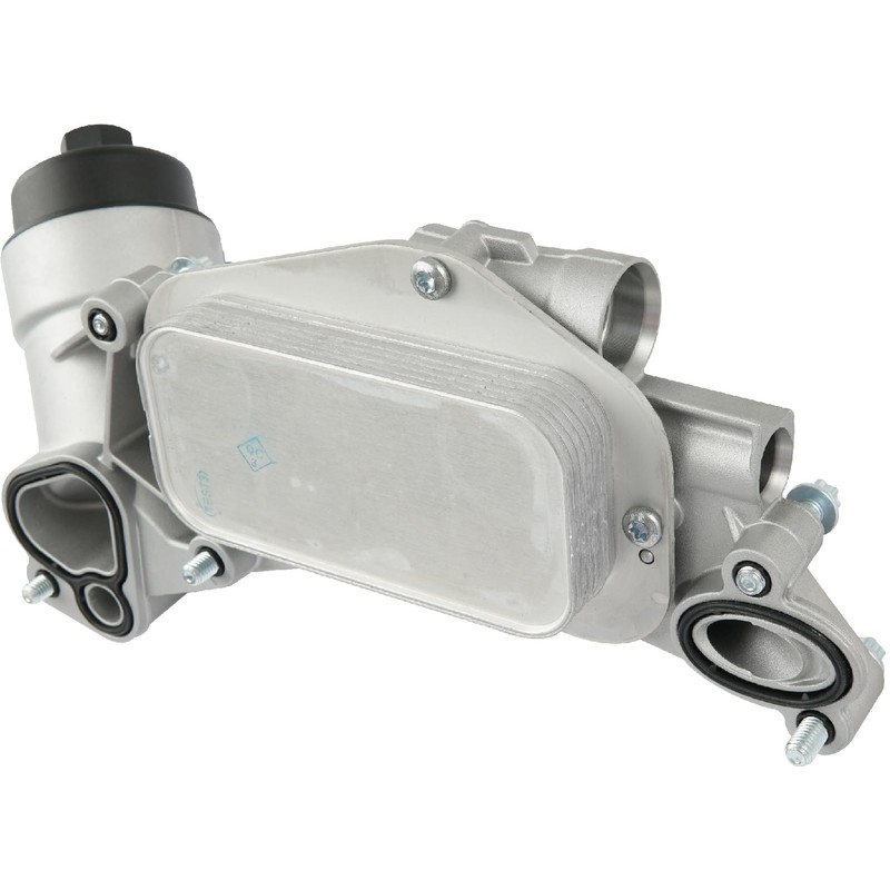 Engine Oil Cooler Filter Housing Assembly Adapter with Gasket, Insert,