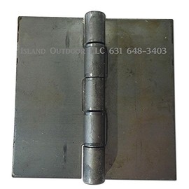 LavaLock 2 Pack 6" x 3 inch Butt Hinge Weld-On Steel fits for Jeep BBQ Tailgate Box Smoker Trailer