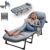 SnozeFlex Chaise Lounge Chair, Folding Cot, 6-Angle Adjustable Camping Cot