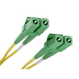 SpeedaLite Fiber Optic Cable Single Mode 9/125 DX LC(APC)-LC(APC) 7 Meter |OS2 |SM | Duplex