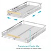 iPEGTOP 2 Pack Pull Out Cabinet Drawer Shelf Organizer, Extendable