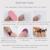 24 Pcs Pink Press on Toenails Short Square - MINGCHUN