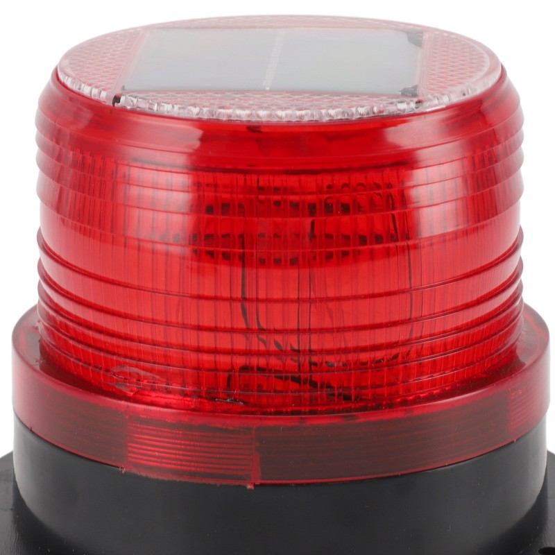 Solar Beacon Light Caution Light 8 LED Dusk to Dawn
